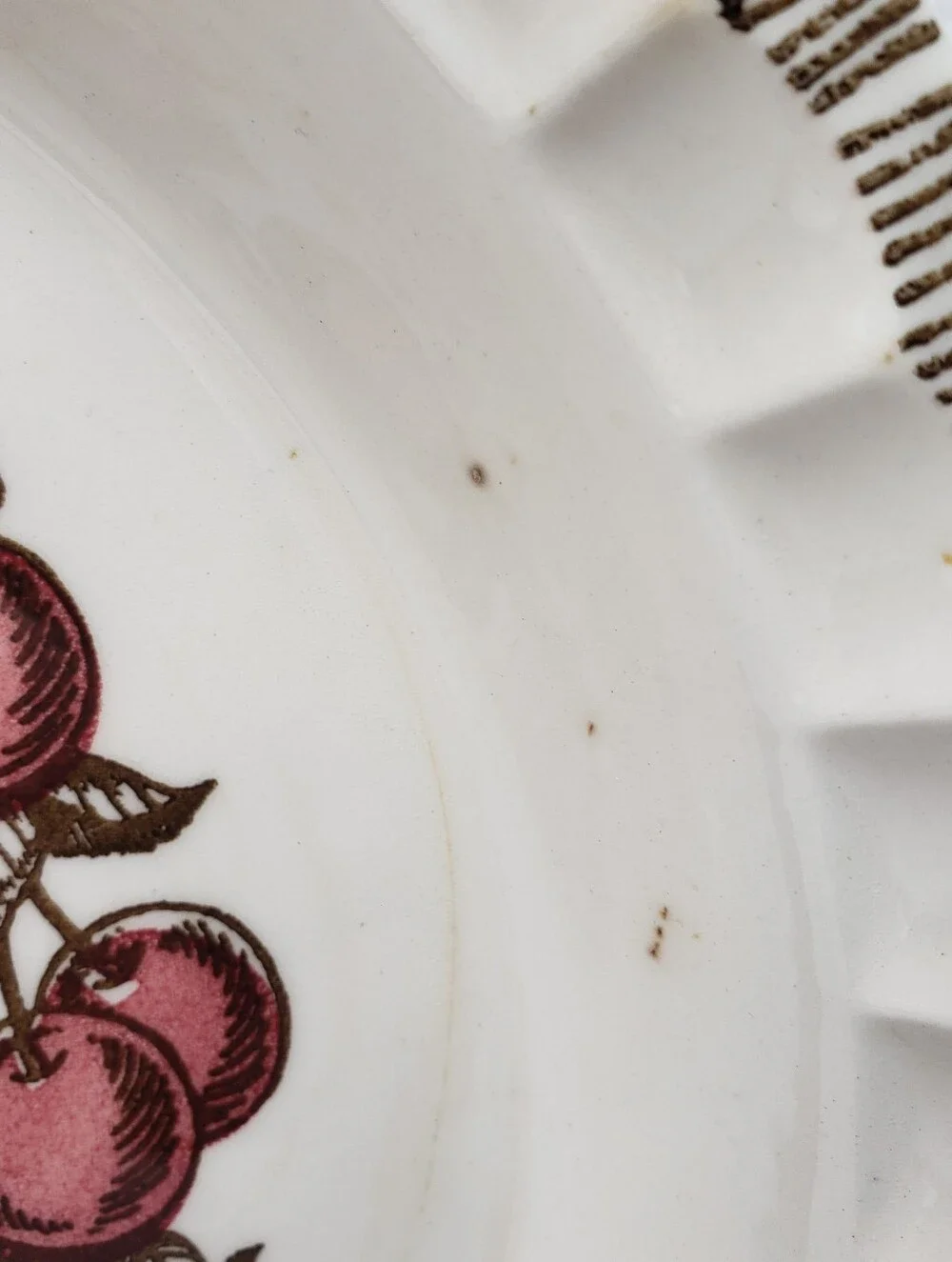 Vintage ceramic cherry
